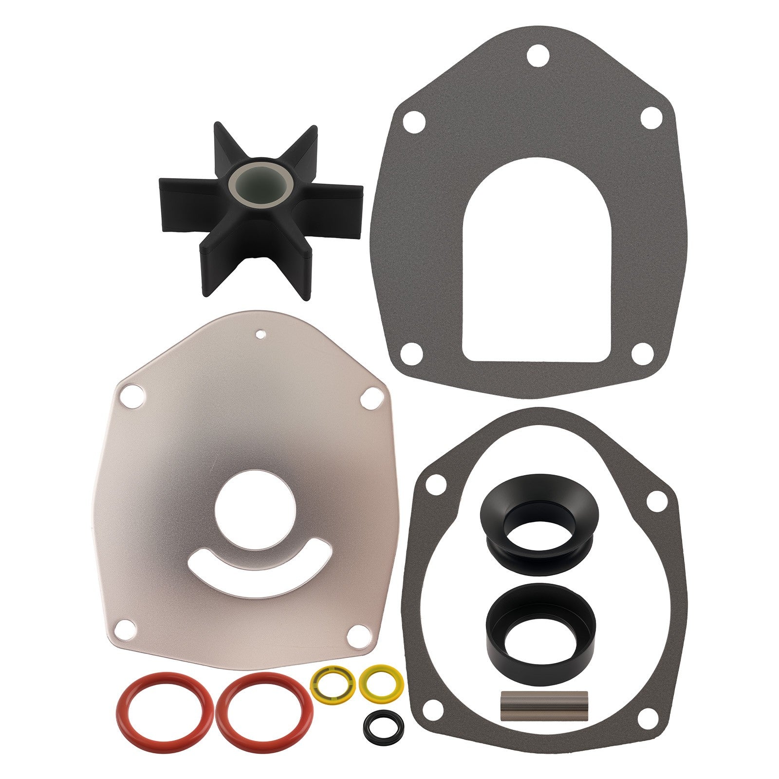 Water pump Impeller Kit for Mercury Mariner 60HP 2-Cycle 3cyl