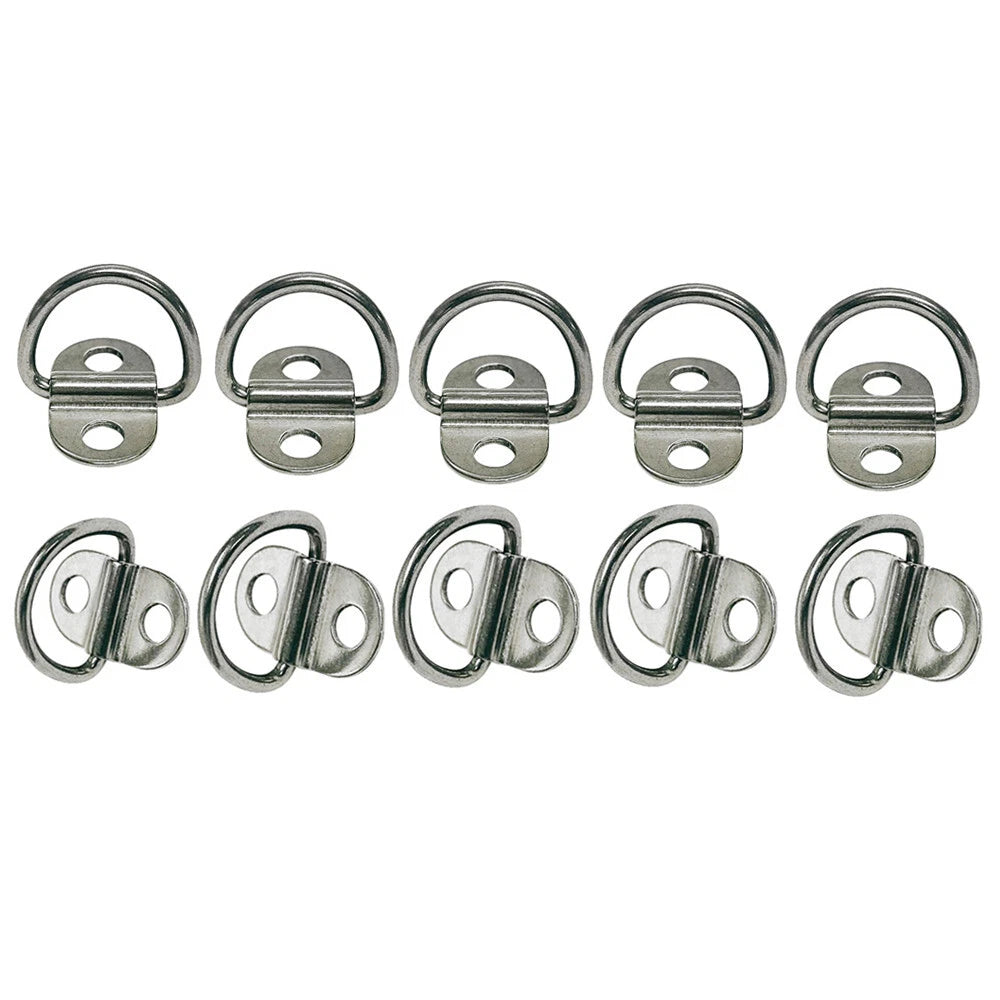 Tie Down Anchor Deck Stainless Steel D Ring Anchor Folding Pad Eye