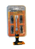 34pc Set T Ratchet Handle Screwdriver Magnetic Bit Holder Multi Drivers