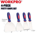 WORKPRO 4PCS Putty Knife Set for Drywall by WORKPRO