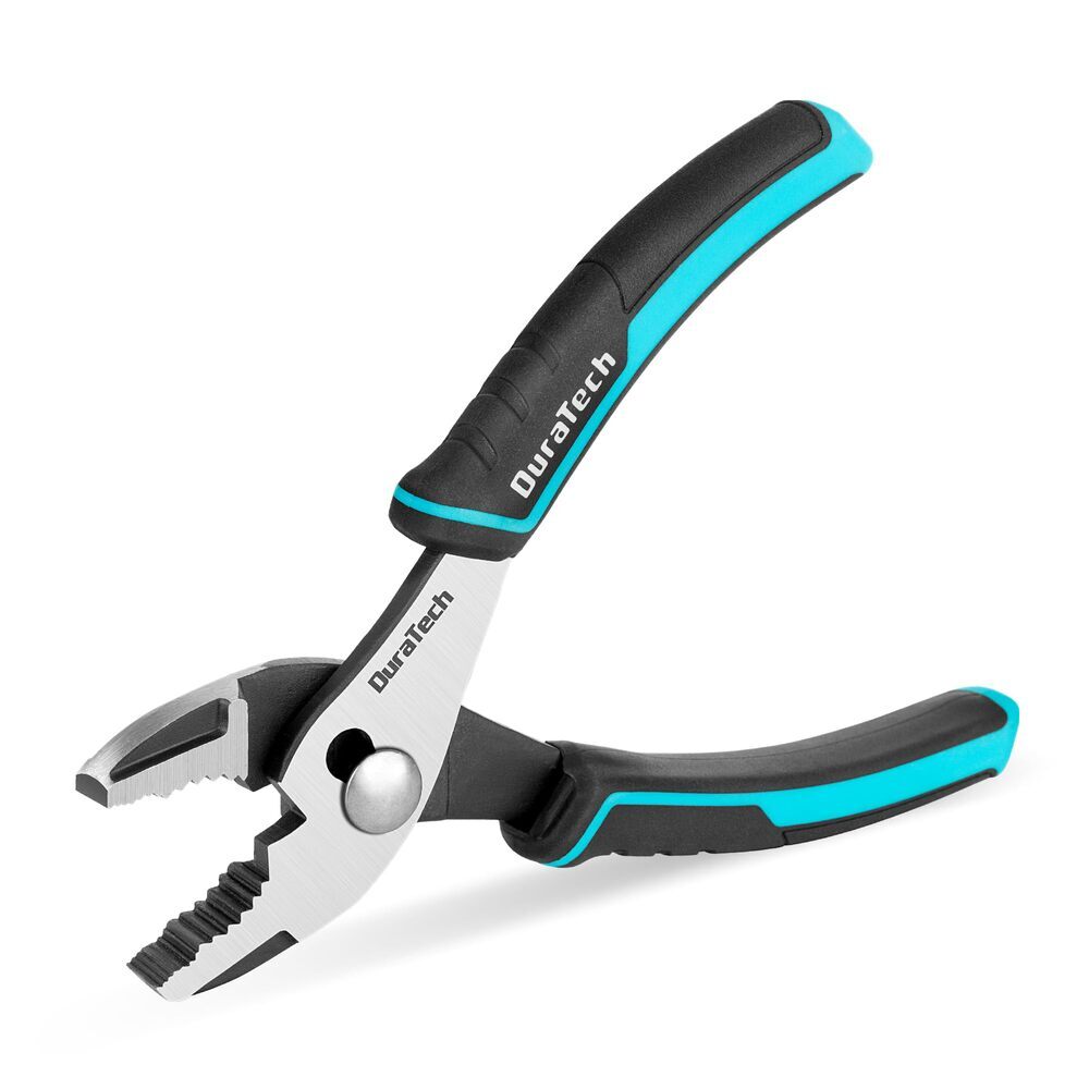 DURATECH 6-inch Slip Joint Plier TPR Handle High Carbon Steel Swivel