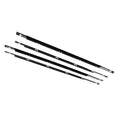 4pcs Weatherstrip Moulding Trim Seal For Honda Civic 4d 1992-95