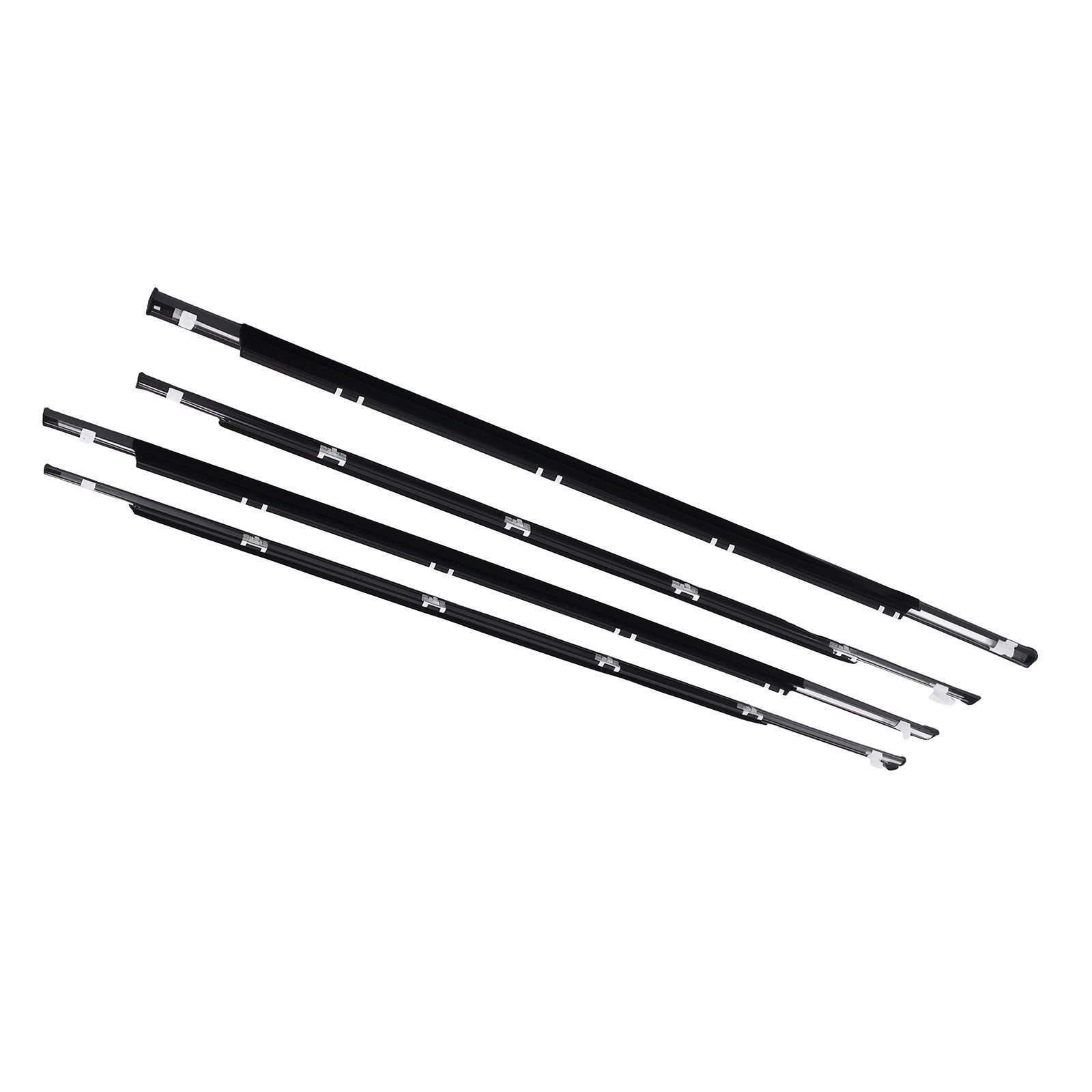 4pcs Weatherstrip Moulding Trim Seal For Honda Civic 4d 1992-95