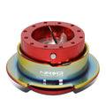 Nrg Aluminum Steering Wheel Quick Release Adapter Gen 2.5 Red/neo