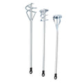 Sturdy Metal 3-head Hex Stirring Rod For Cement Putty Paint Mixing