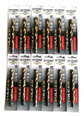 12 Vulcan 3/8" Titanium Quick Change Drill Bits