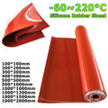 Red Soft Silicone Rubber Sheet High Temp Mat 100-2000mm