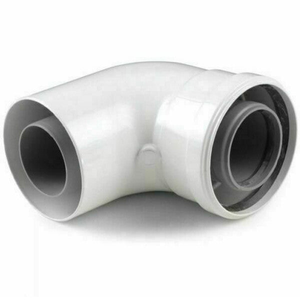 Worcester Bosch 7716191084 60/100mm 90Deg Flue Bend Con