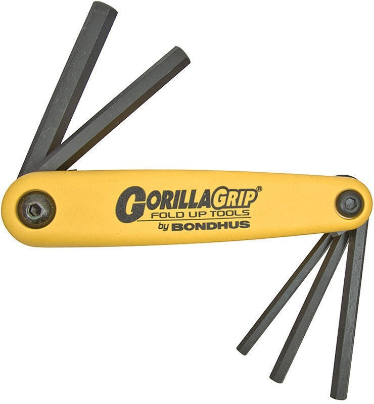 Bondhus Gorilla Grip Hex Fold Up Wrench Set - SAE