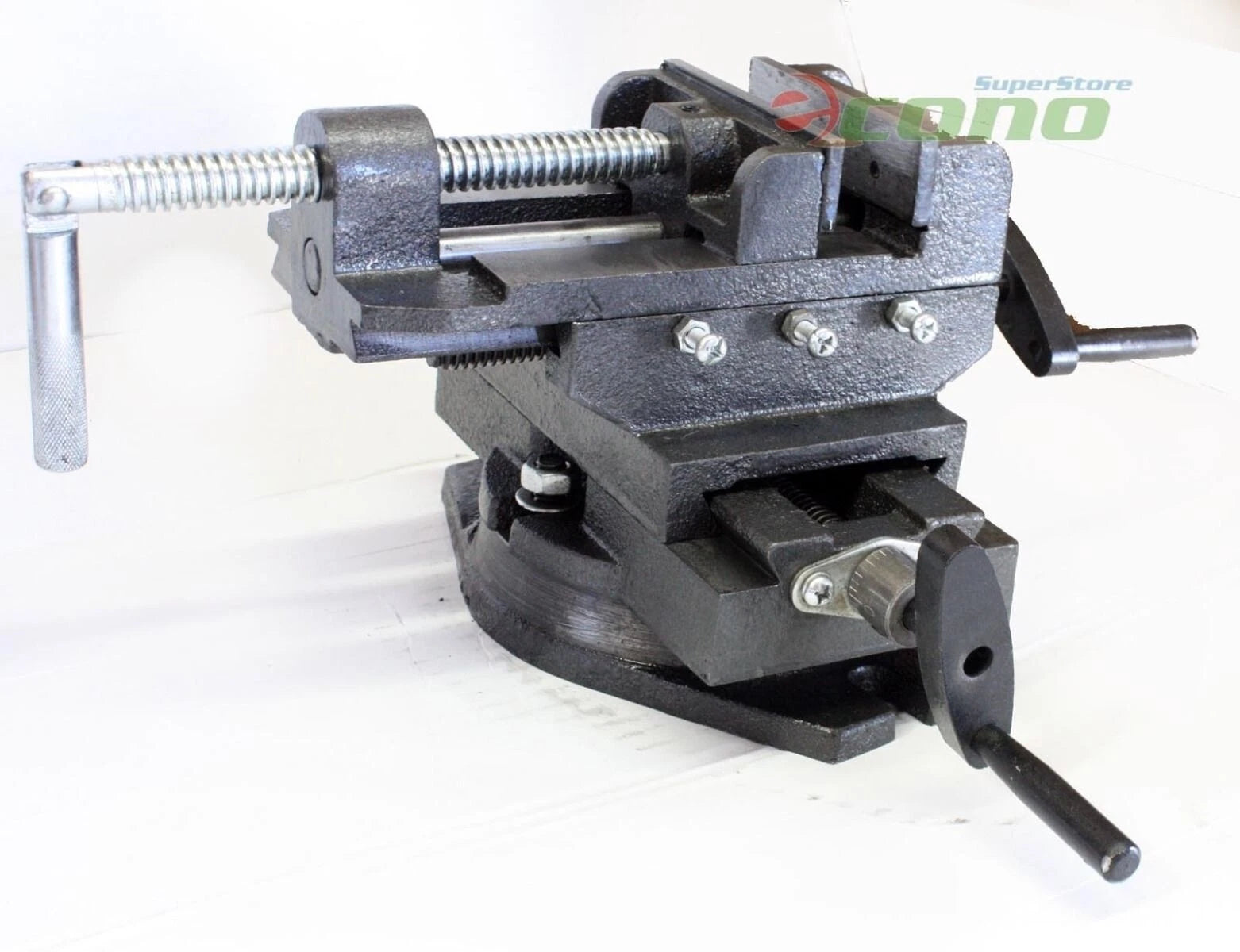 360 Degree Swivel 4" Cross Vise Slide Milling Drill Press Bench Vise