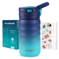 Haushof Stainless Steel Kids Water Bottle 12 Oz Vacuum Double Wall
