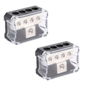 Power Ground Amp Distribution Block 1 X 0/2/4 Awg Input 4 X 4/8/10