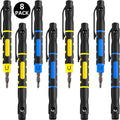 8 Pcs 4 in 1 Pocket Screwdriver Pen Portable Multipurpose Screwdriver