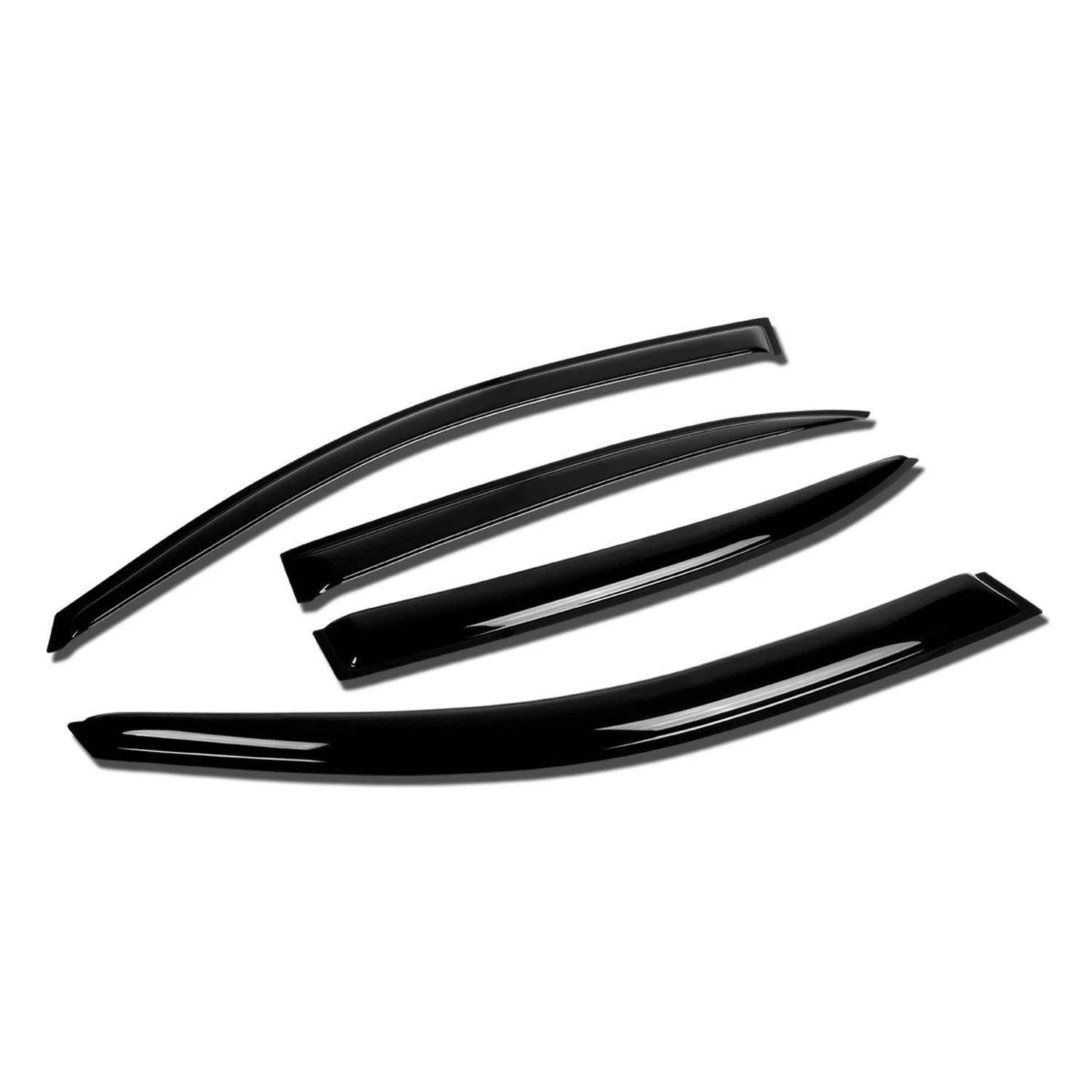 Fit 13-15 Chevy Malibu Smoke Tint Window Visor/wind Deflector Vent