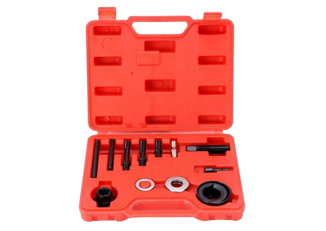 12pc Pressed-on Alternator Power Steering Pump Pulley Puller for GM Ford Chrysle