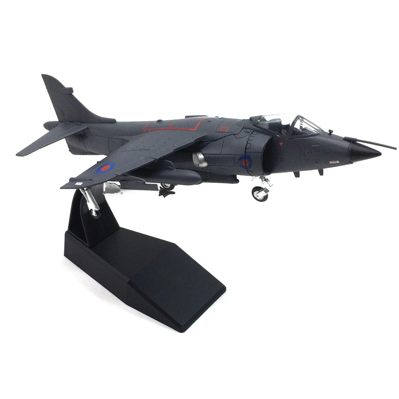 Uk Air Force 1982 Sea Harrier Fighter 1:72 Frs Mki Statue Model Alloy