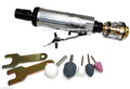 STRAIGHT 1/4" MINI AIR DIE GRINDER POLISHER + AIR LINE OILER W/ GRINDING STONES