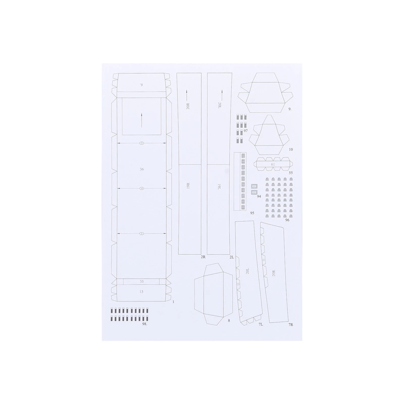 1/400 Scale Husky Transport Ship Paper Model Military Kit Ship