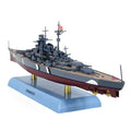 25cm Diecast Alloy 1/1000 Scale Wwii Bismarck Battleship Model Toy