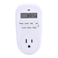 7 Day Digital Timer Wall Plug Socket Control by Unbranded