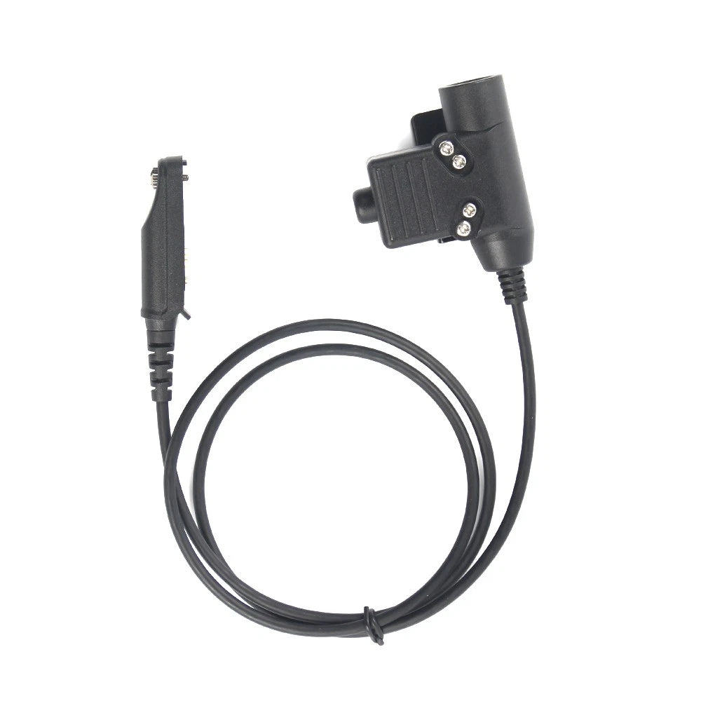 Tactical U94 Ptt Cable Plug Headset Adapter For Baofeng Uv-9r /Plus