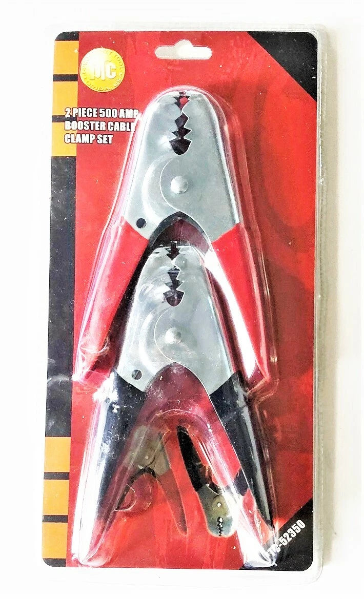 Red/black Battery Charger Jumper Booster Cable Clamps 500 Amp Set