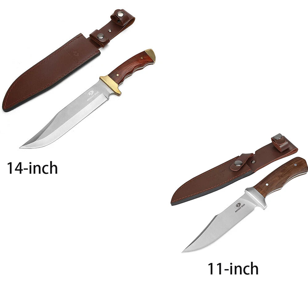 11-in/14-in Full Tang Survival Fixed Blade Hunting Knife Tactical
