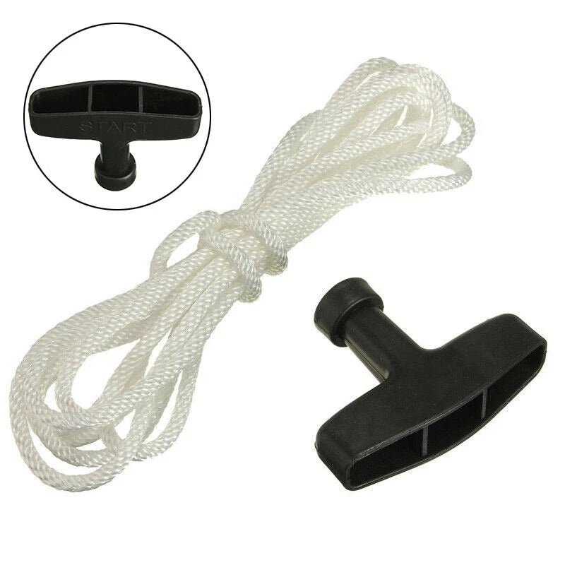 Plastic& Polyester Starter Line Rope With Pull Handle For Petrol