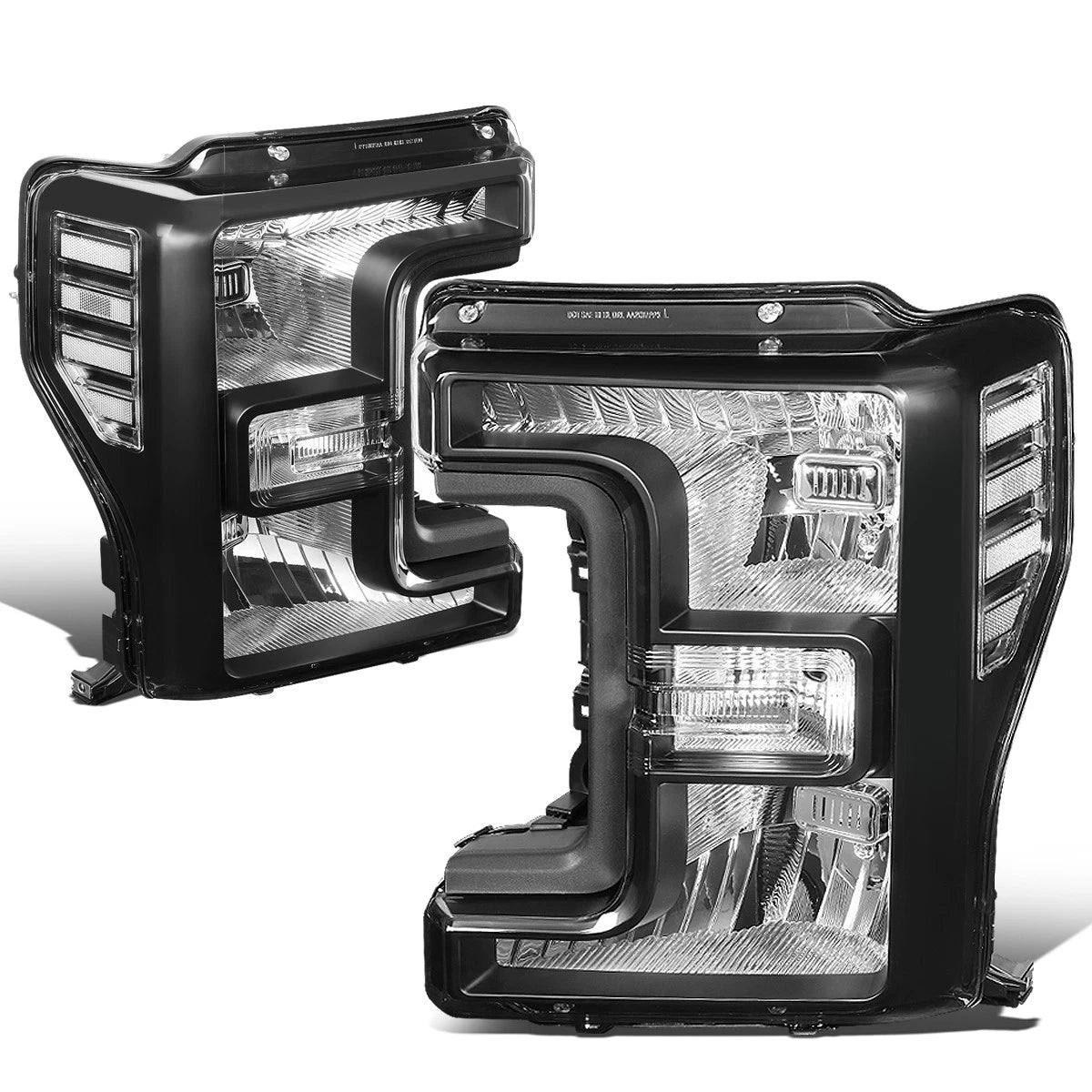 Fit 17-19 Ford F250 Super Duty Black Housing Oe | Built Supply Co