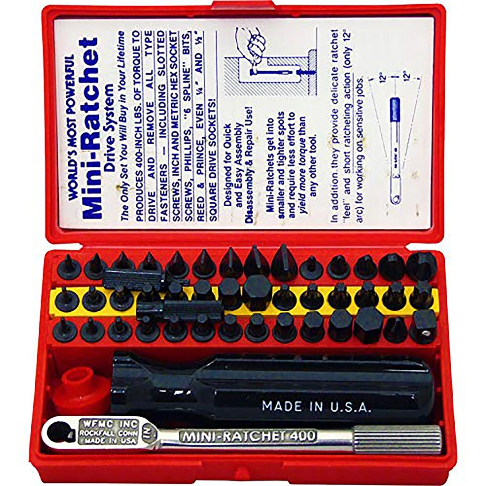 Wadsworth K47p Super Deluxe Mini Ratchet Set