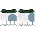 Convenient Main Side Brush Filter Mop Cloth Bundle For Roomba For
