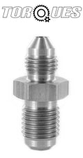 AN-3 ( 3AN) to 7/16" x 20 UNF Convex / Concave Dual Seat Stainless