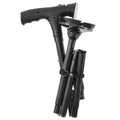 Foldable Walking Cane W/LED Light&alarm Adjustable | Built Supply Co