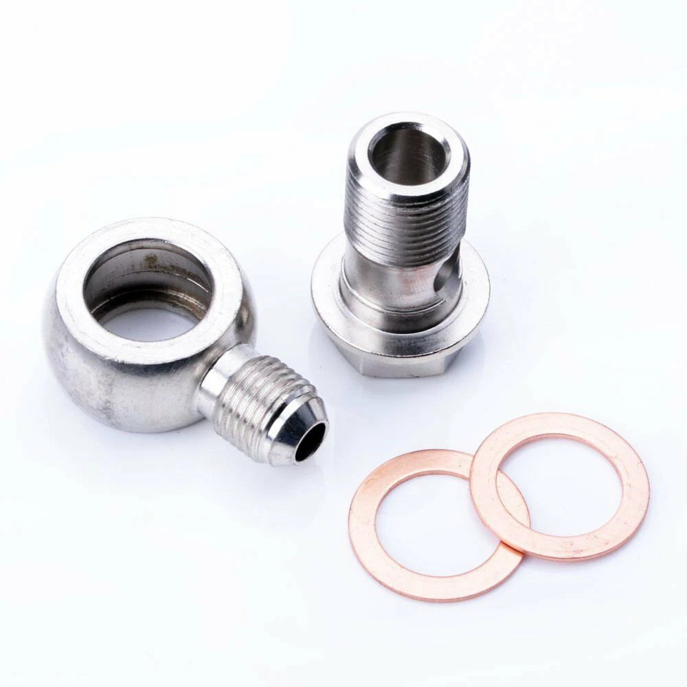 Hydraulic Banjo Fittting #8 Male Jic X 20mm Banjo With Bolt &Washers
