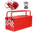 New 18-inch Metal Tool Box Cantilever Folding | Built Supply Co