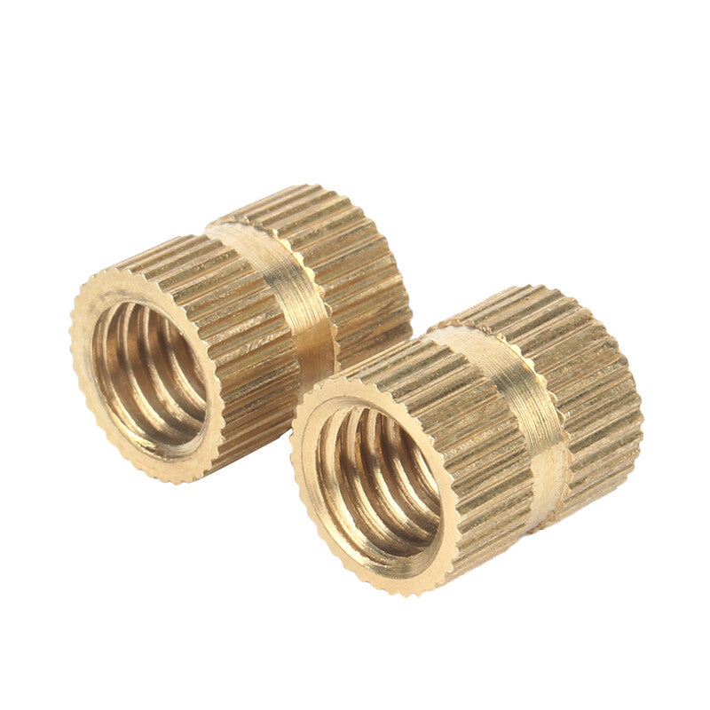 Solid Brass Injection Molding Knurled Thread Inserts