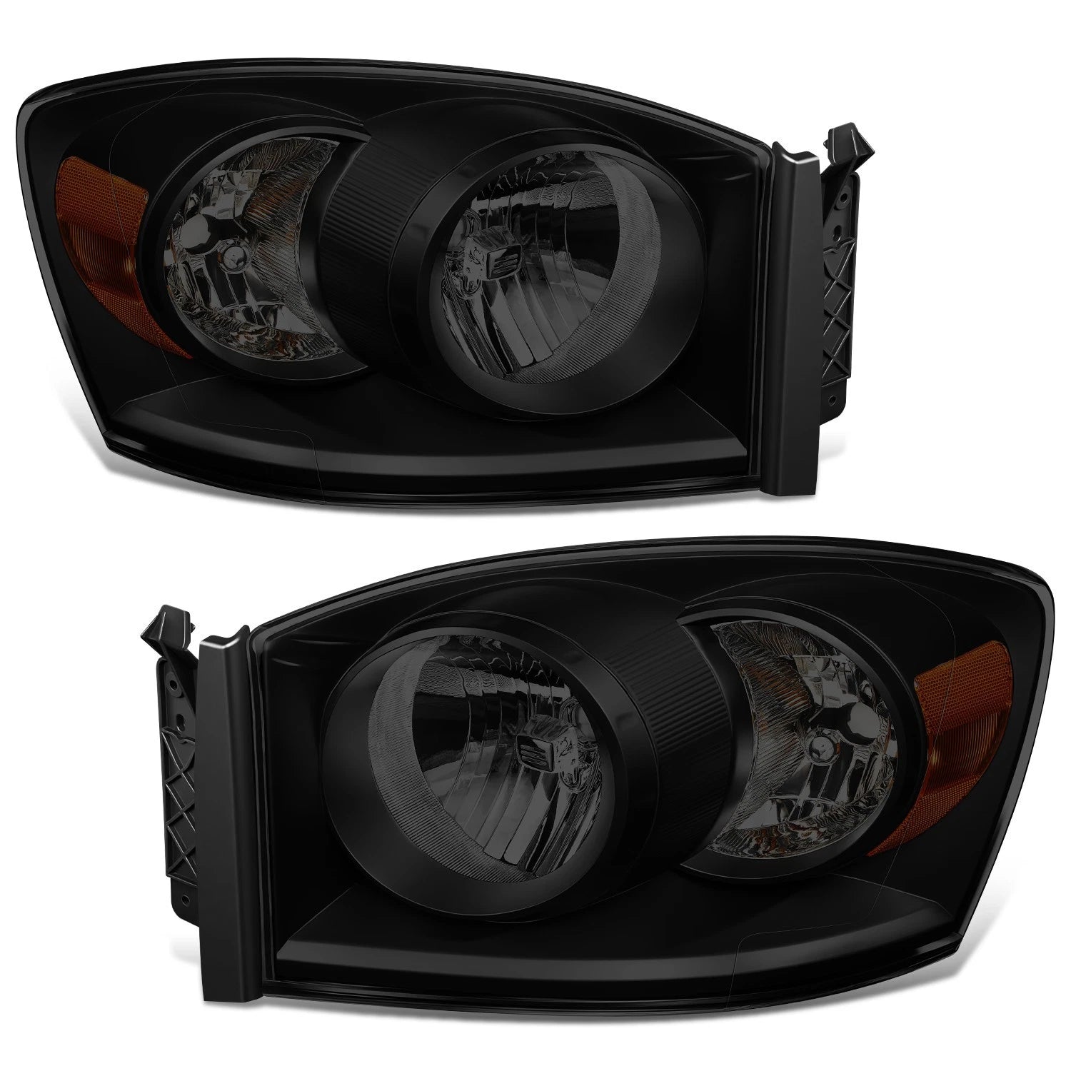 Fit 06-09 Dodge Ram Truck 1500 2500 Tinted Housing | Built Supply Co