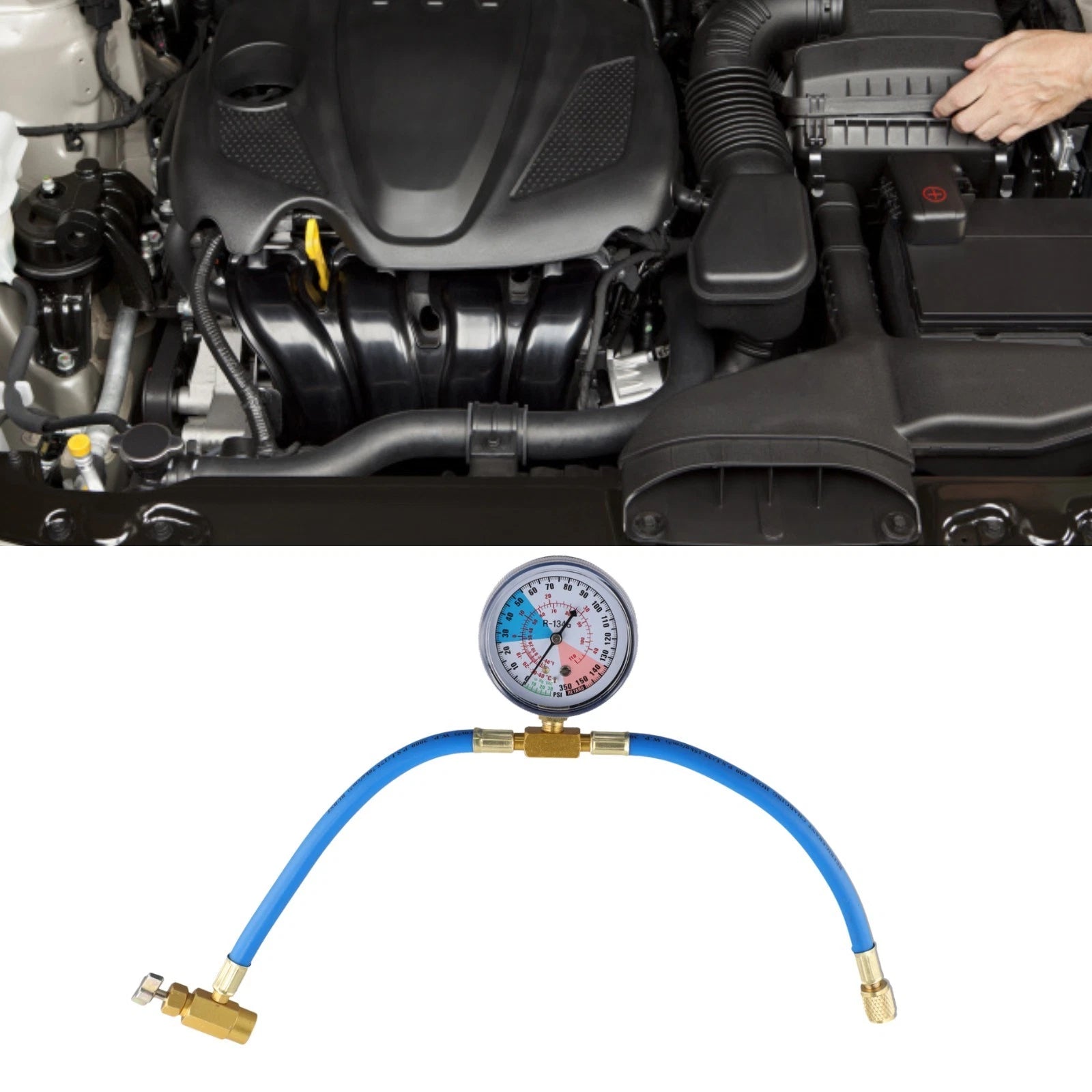 Reliable Car Air Conditioning Recharge Kit Suitable For 1/4sae