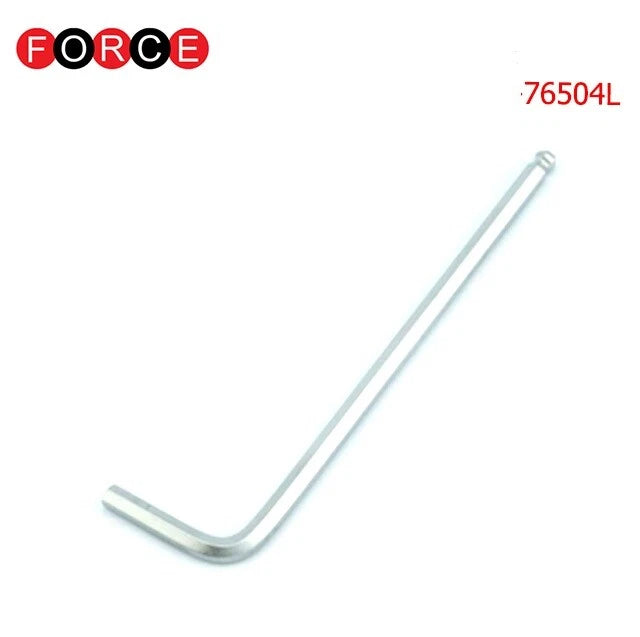 Force Long L-shape Hex Key With Ballend Point Drive Wrench Individual