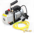 3CFM HVAC Refrigerant Rotary Vane Deep Air Evacuation Vacuum Pump w/60" Hose