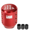 J2 Universal Aluminum Cylindrical Design Shape Shift Knob Red W/