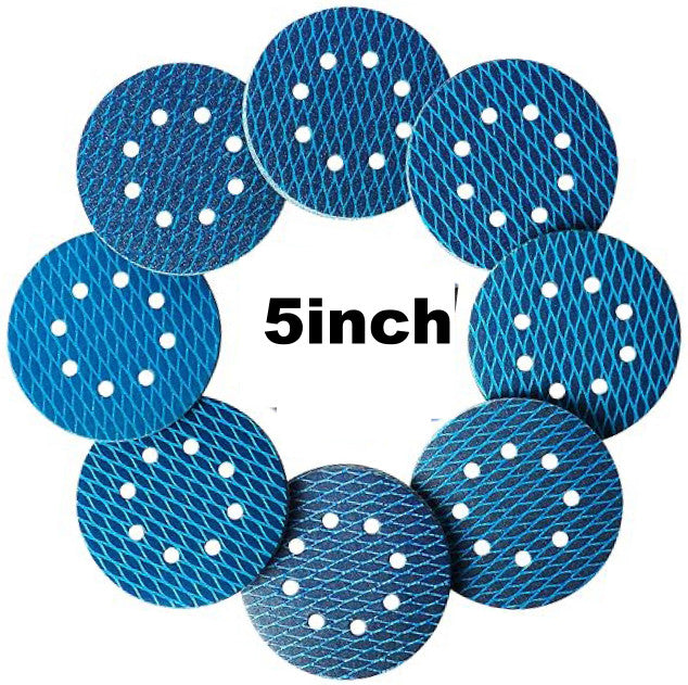Diamond Shape 5in Sanding Discs Hook Loop by Unbranded