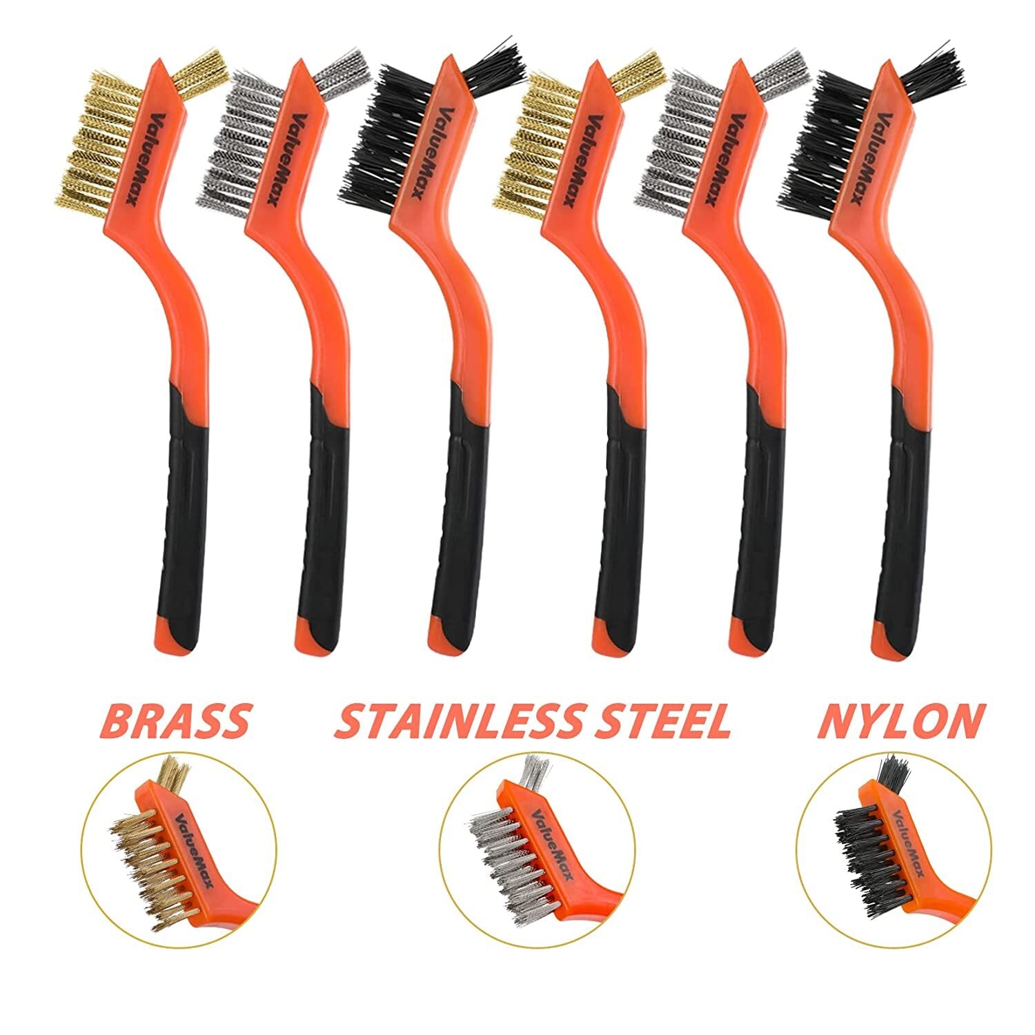 ValueMax Wire Brush Set 8-Piece by ValueMax