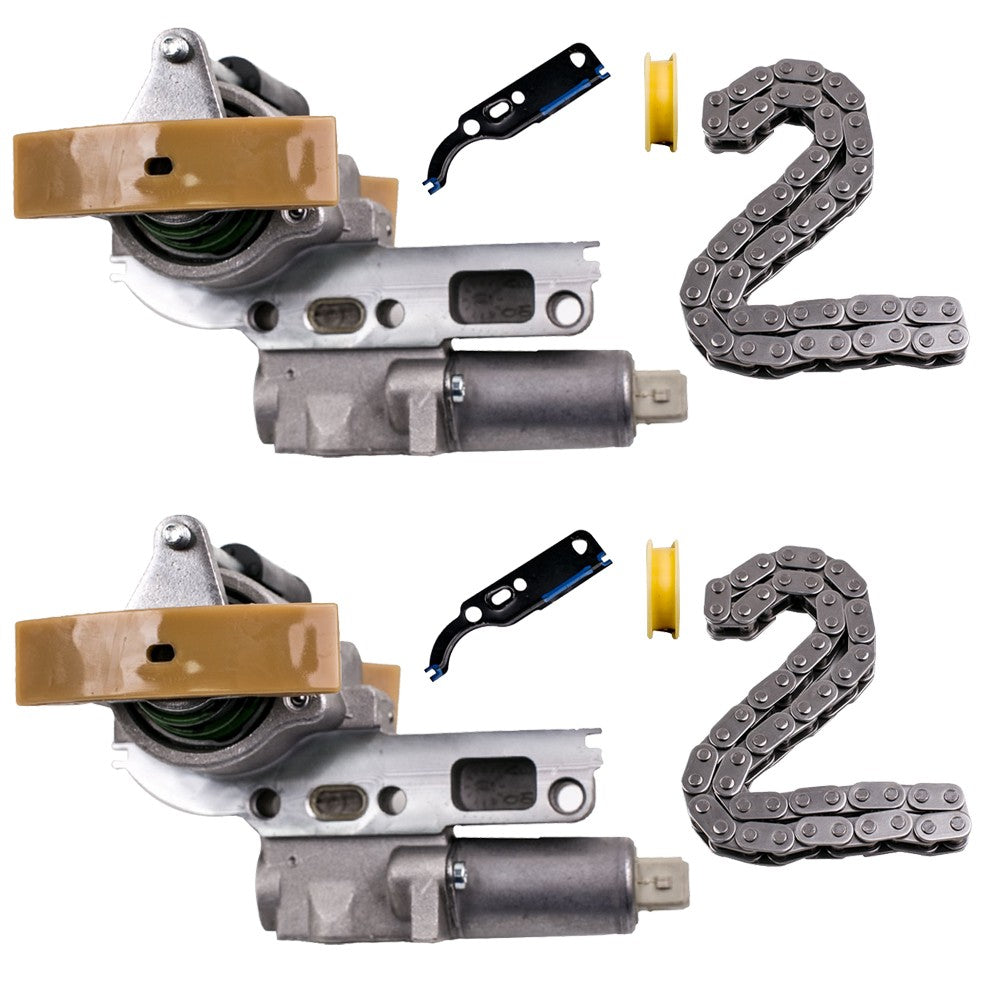 2 Set Timing Chain Kit w/ Tensioner For VW Bora Golf Jetta AUDI A3 A4