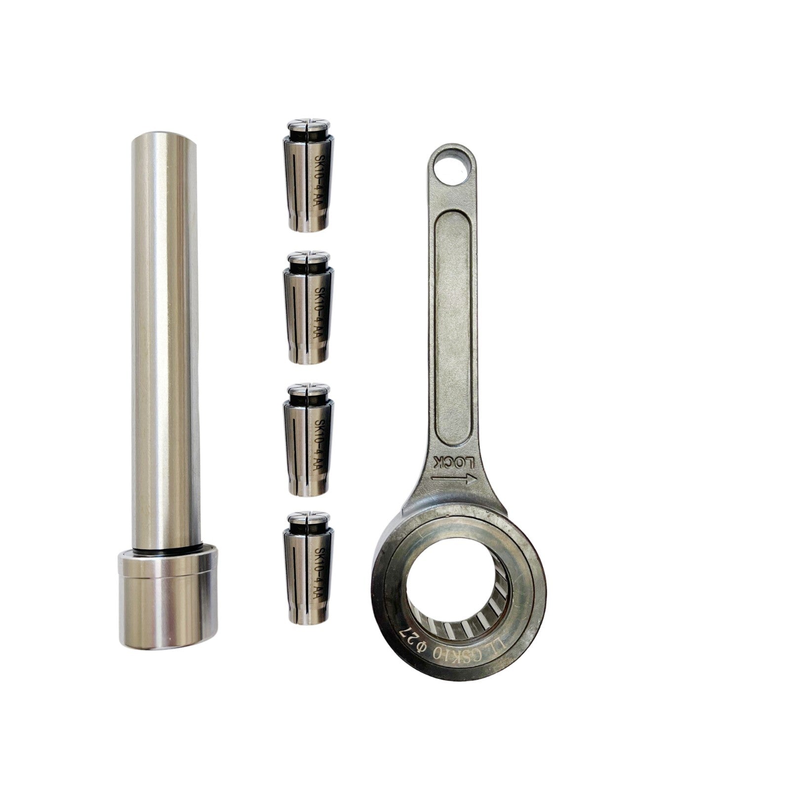 20mm Straight Shank Sk10 Collet Chuck Tool Holdr & 3,4,5,6mm