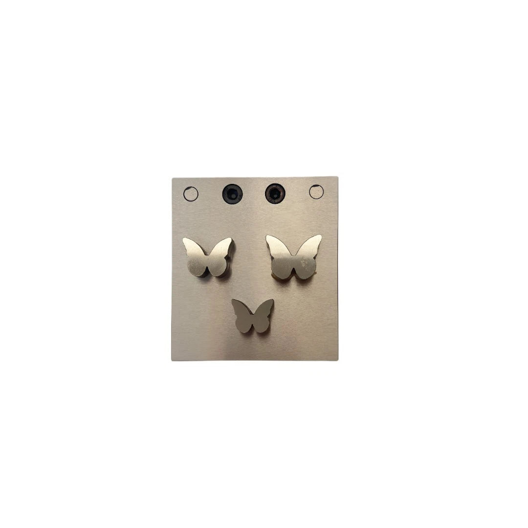 Butterfly Shape Disc Cutter With Set Of 3 Punches Size 19mm To 25mm