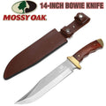 Mossy Oak 14" Full Tang Survival Hunting Knife Fixed Blade Tactical