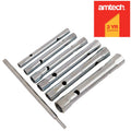 Tubular Box Wrench Tube Spanners & 150mm Tommy Bar Set Long 6-17mm