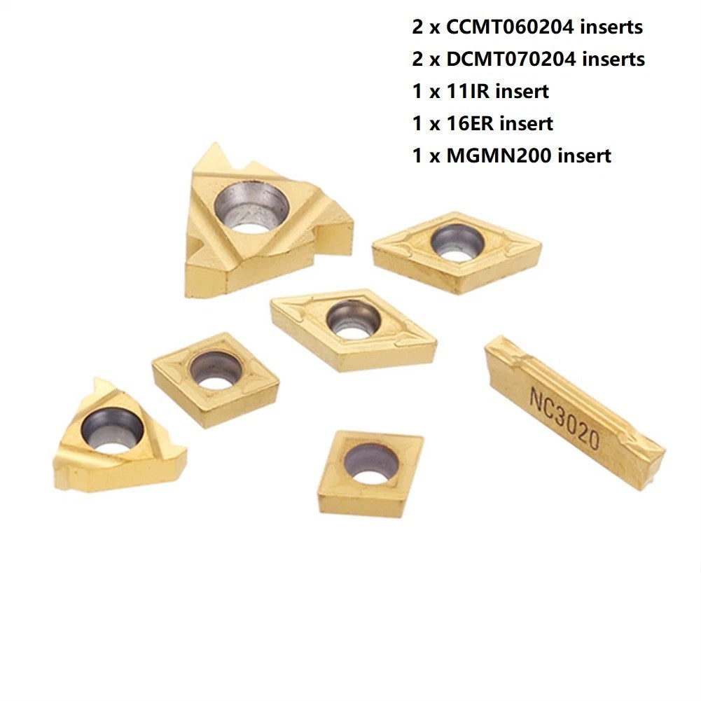 Ccmt060204 Inserts /Set Bar Bore Bar Boring For 12mm Shank Inserts