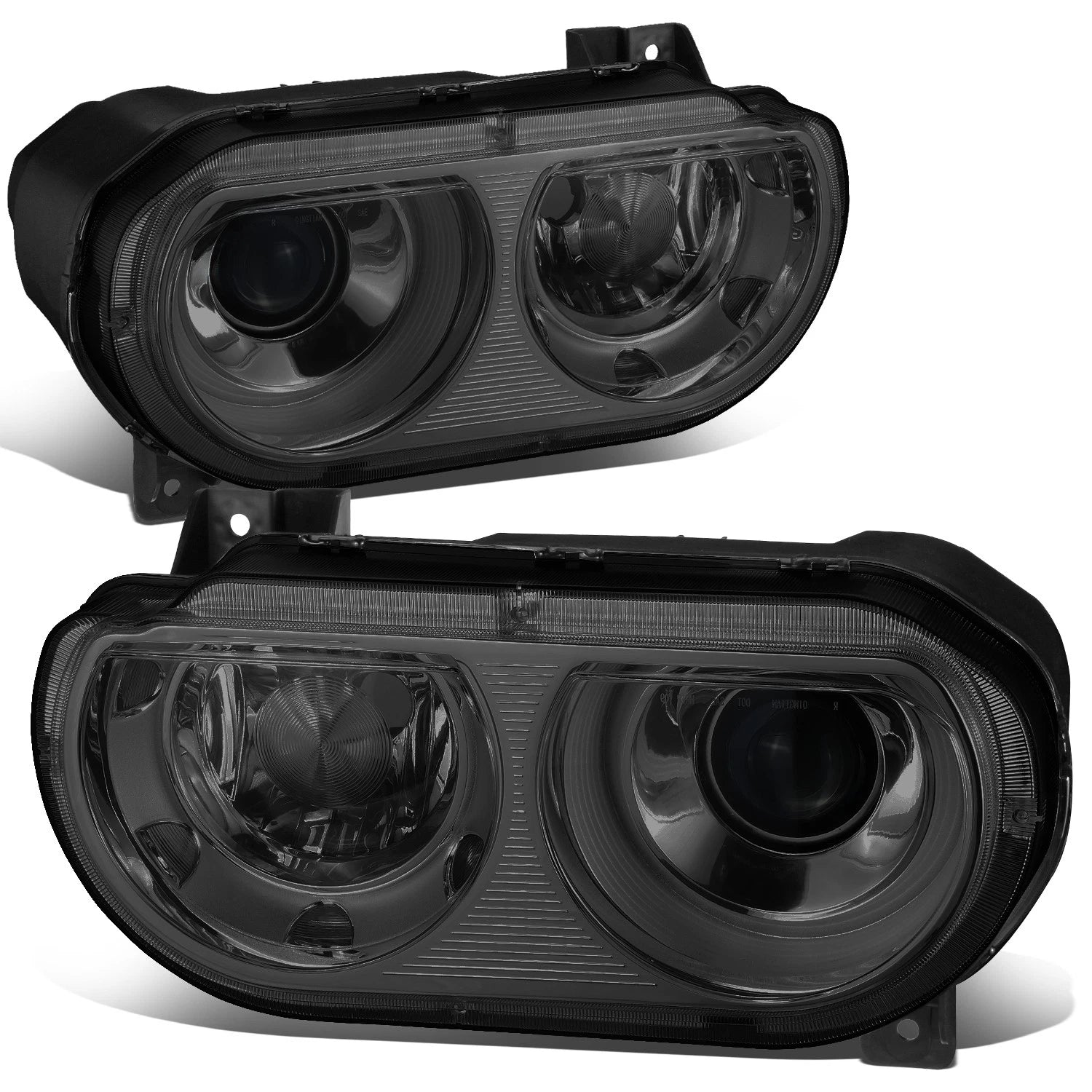 Fit 08-14 Dodge Challenger Smoked Lens Projector | Built Supply Co